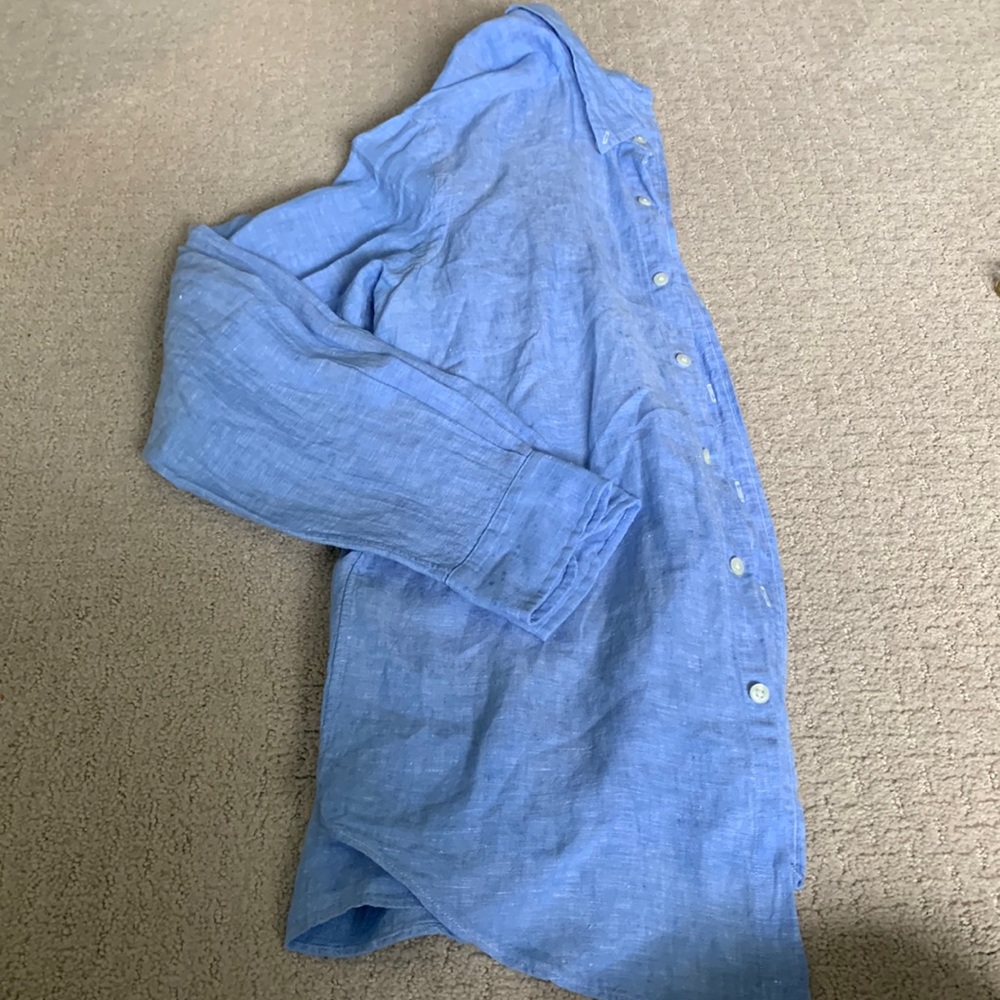 Ralph Lauren linen button up shirt